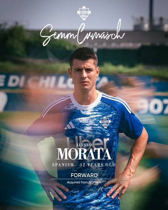 爱游戏体育-官方:莫拉塔租借加盟科莫