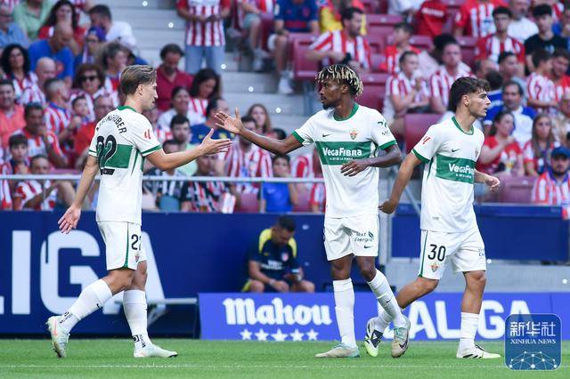 爱游戏体育-足球丨西甲:马德里竞技平埃尔切